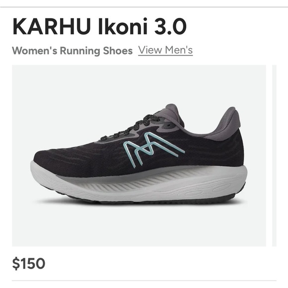 KARHU | Ikoni 3.0 | Fleet Feet | Black/Stone Blue | Women’s size 7.5 - Picture 2 of 16